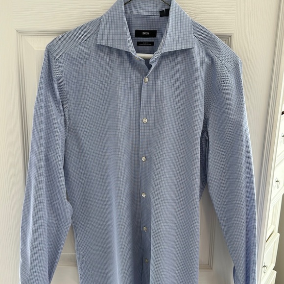 Hugo Boss slim fit men’s button down dress shirt - Picture 1 of 2
